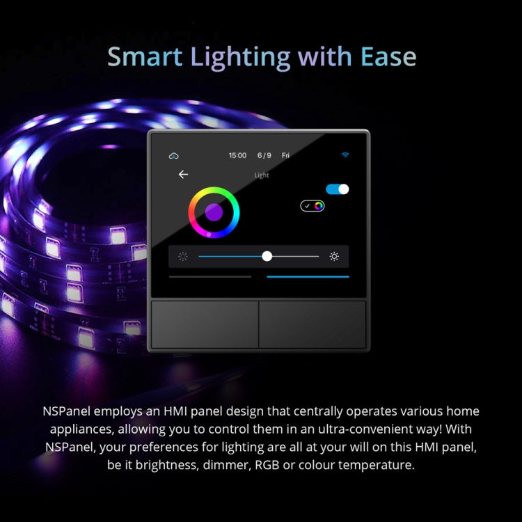 Sonoff NSPanel WiFi Smart Scene Switch Thermostat Temperature All-in-One Control Touch Screen, EU Plug, US Plug