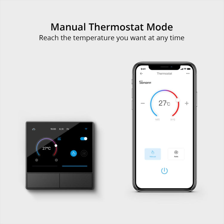 Sonoff NSPanel WiFi Smart Scene Switch Thermostat Temperature All-in-One Control Touch Screen, EU Plug, US Plug