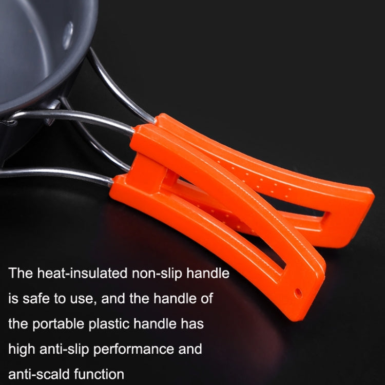 Hewolf HW-K1501 4-5 People Outdoor Aluminum Stove Portable Storage Camping Set, HW-K1501